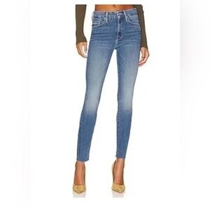MOTHER Blue Skinny Jeans with Classic Fit